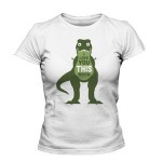 تی شرت عشق طرح amourosaurus