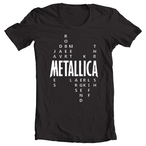 تی شرت متالیکا