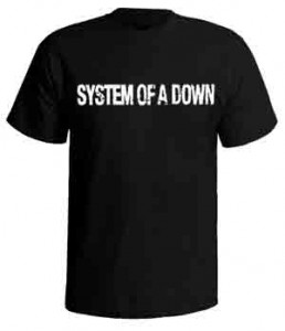 تی شرت سیستم او ا داون لوگو