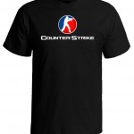 تی شرت بازی طرح counter strike logo