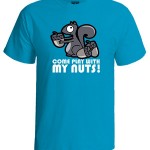 تی شرت طرح گرافیکی my nuts