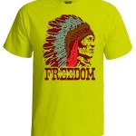 تی شرت گرافیکی chief freedom