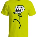 تی شرت ترول طرح troll face