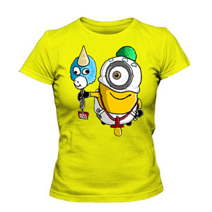 تی شرت دخترانه جدید banana minions