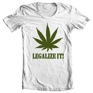 خرید تی شرت weed طرح legalize it