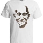 تی شرت شخصیت طرح ماهاتما گاندی