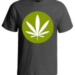 تی شرت weed طرح weed leaf