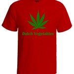 تی شرت weed طرح dutch vegetables