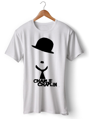 تی شرت چارلی چاپلین 