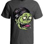 تی شرت گرافیکی طرح zombie sticker