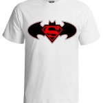 تی شرت batman and superman logo