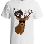 تی شرت فانتزی طرح deer