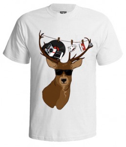 تی شرت فانتزی طرح deer