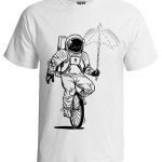 تی شرت کارتونی با طرح astronaut