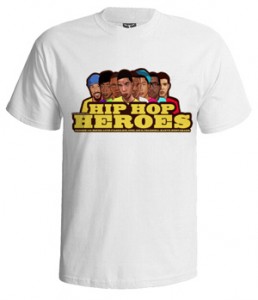 تی شرت هیپ هاپ طرح heroes