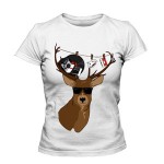 خرید تی شرت فانتزی طرح deer