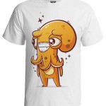 تی شرت کارتونی طرح the cool alien