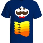 تی شرت خنده دار طرح mustache simple