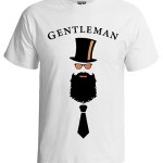 تی شرت سبیل طرح gentleman