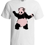 تی شرت دنس طرح banksy panda