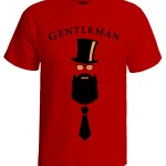 تی شرت سبیل طرح gentleman