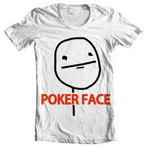 تی شرت طرح زیبای poker face