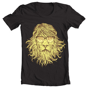 تی شرت فانتزی طرح lions are smarter than i am