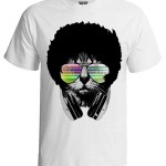 تی شرت فانتزی طرح afro cat