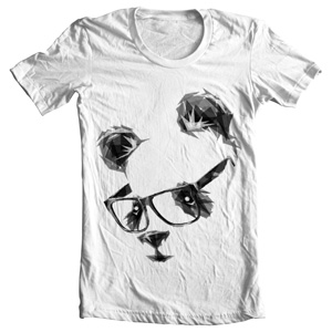 تی شرت کارتونی طرح cool panda
