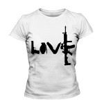 تی شرت عشق طرح love