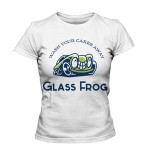 تی شرت کارتونی طرح glass frog
