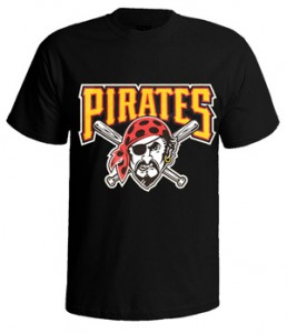 تی شرت شخصیت طرح pirates