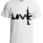 تی شرت عشق طرح love
