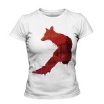 تی شرت فانتزی طرح red fox