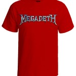تی شرت طرح megadeth logo