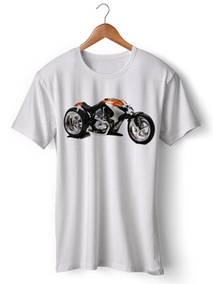 تی شرت سه بعدی طرح best bikes