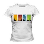 تی شرت گرافیکی طرح colours of the seasons