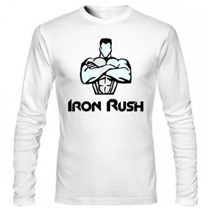 تی شرت آستین بلند بدنسازی iron rush