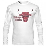 تی شرت آستین بلند بسکتبال bulls