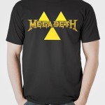تی شرت طرح متال megadeth logo