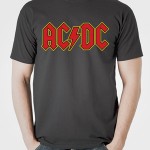 تی شرت متال طرح AC/DC logo