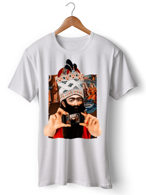 تی شرت ایرانی طرح اختصاصی فتحعلی شاه