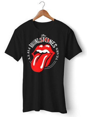 تی شرت راک rolling stones 