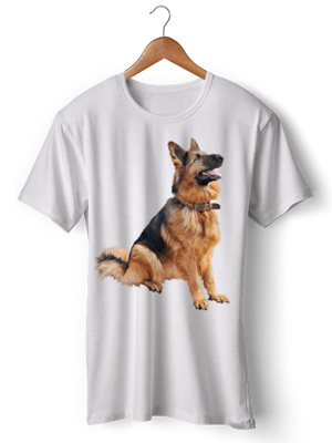 تی شرت سه بعدی حیوانات طرح dog