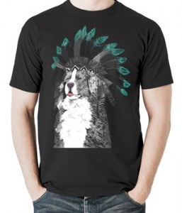 تی شرت سه بعدی حیوانات طرح سگ
