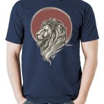 تی شرت طرح شیر Lion Head