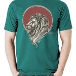 تی شرت طرح شیر Lion Head