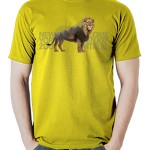 تی شرت طرح شیر Standing Lion