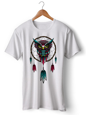 تی شرت با طرح جغد owl