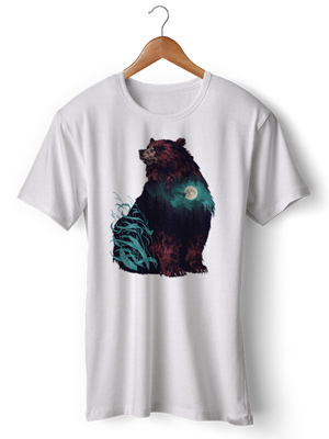 تی شرت حیوانات طرح خرس